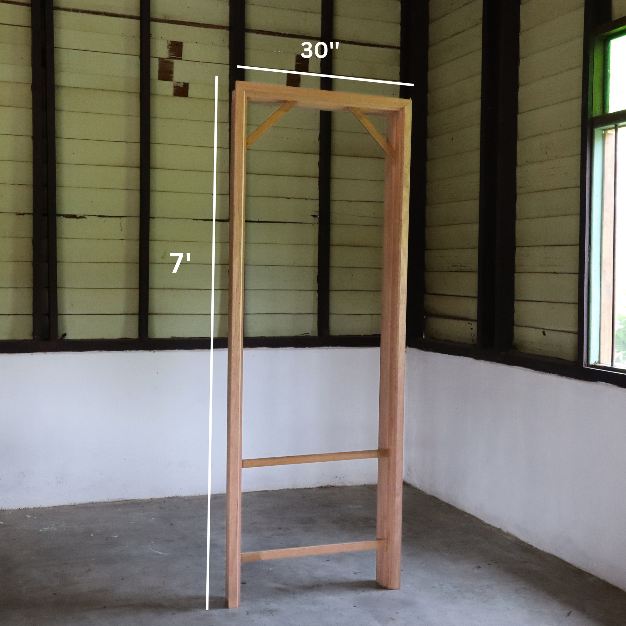 Red Meranti Door Frame - 30'' x 7'