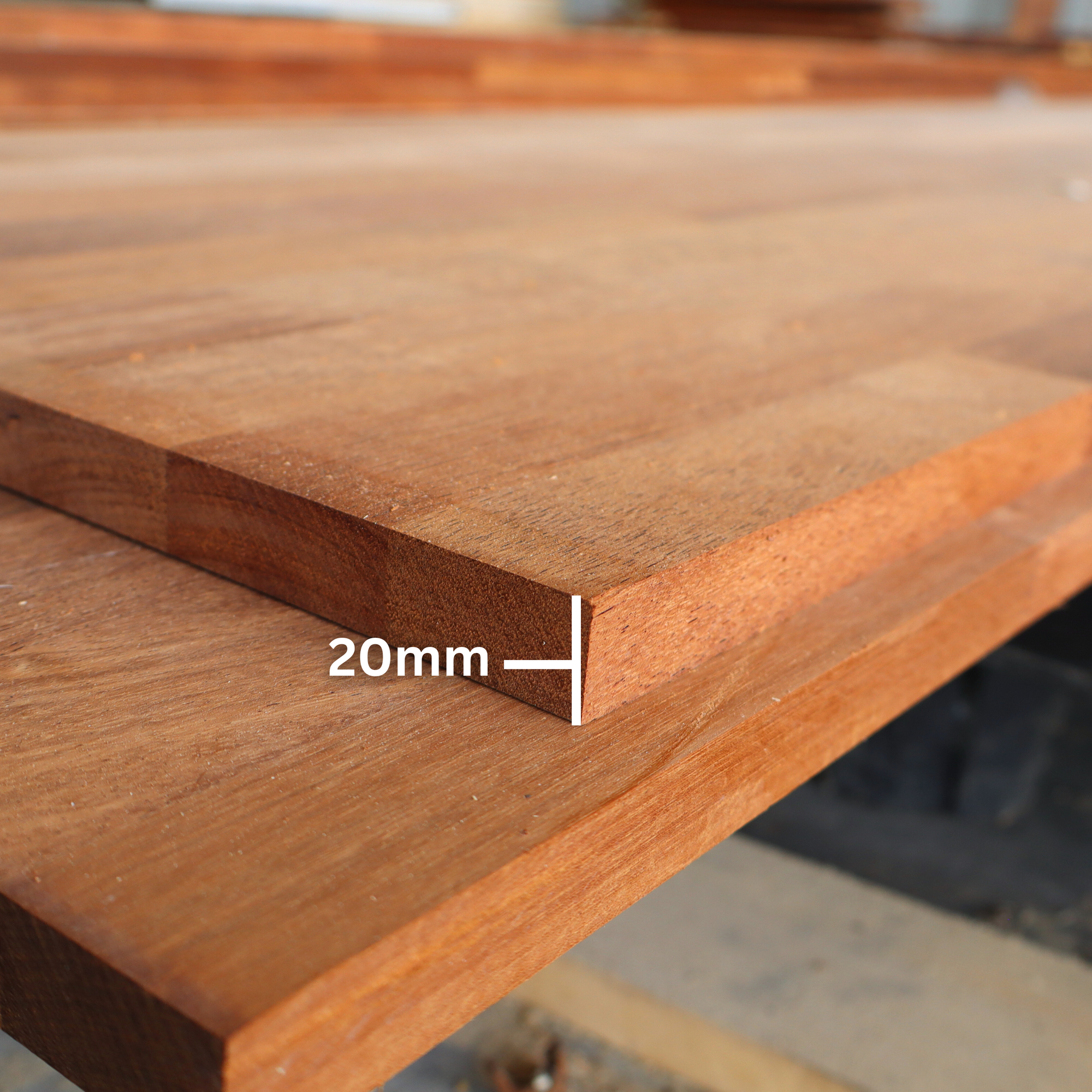 Merbau FJL Wood Board 20mm -4x8ft【Grade AB】