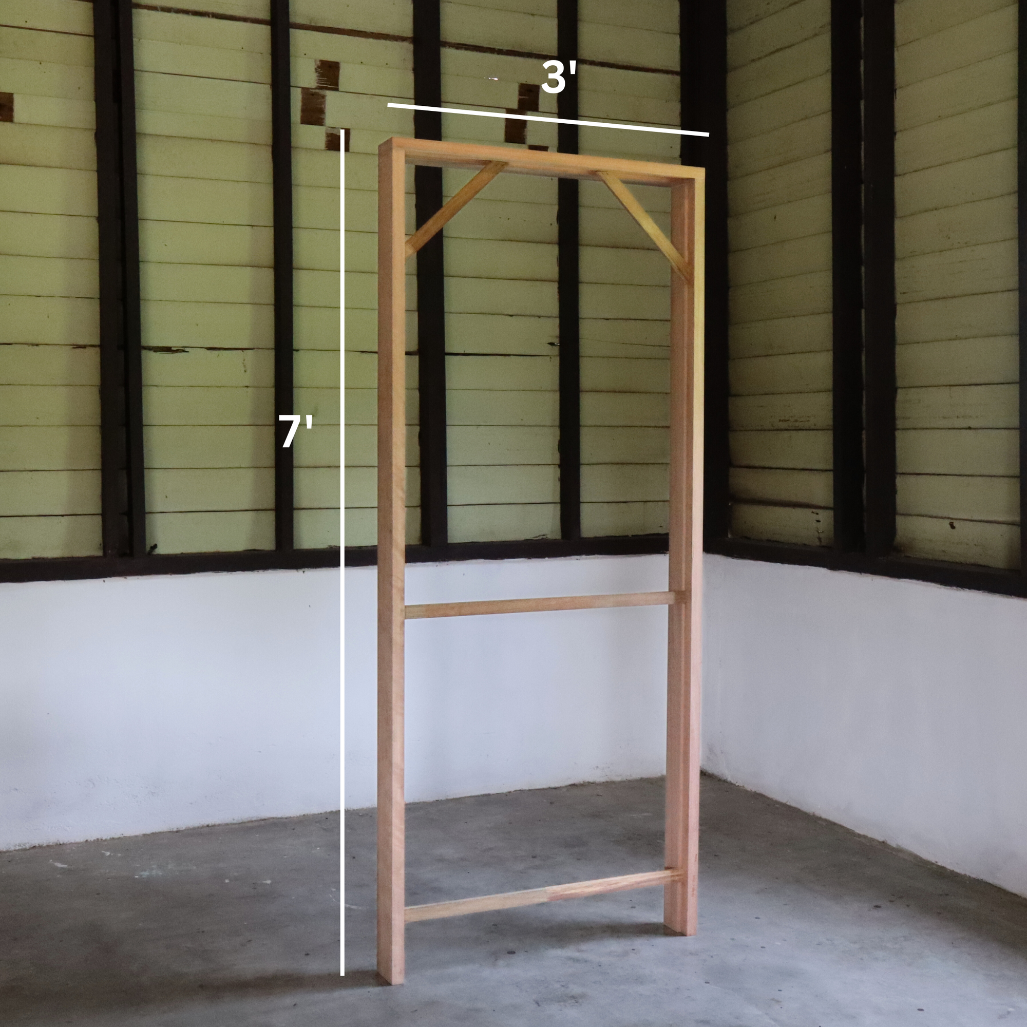 Red Meranti Door Frame - 3' x 7'