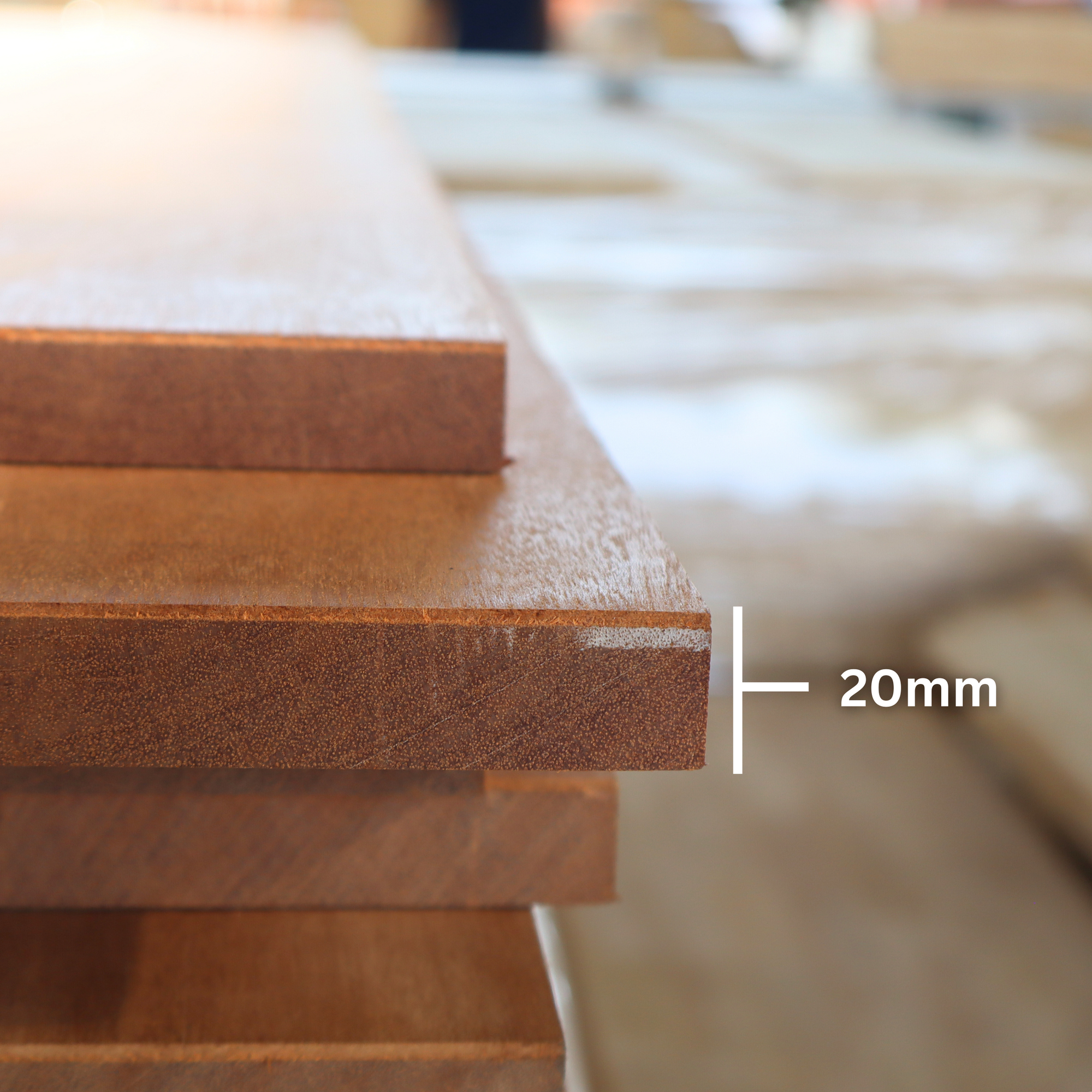 Red Meranti FJL Board 20mm -4x8ft 【Grade AB】