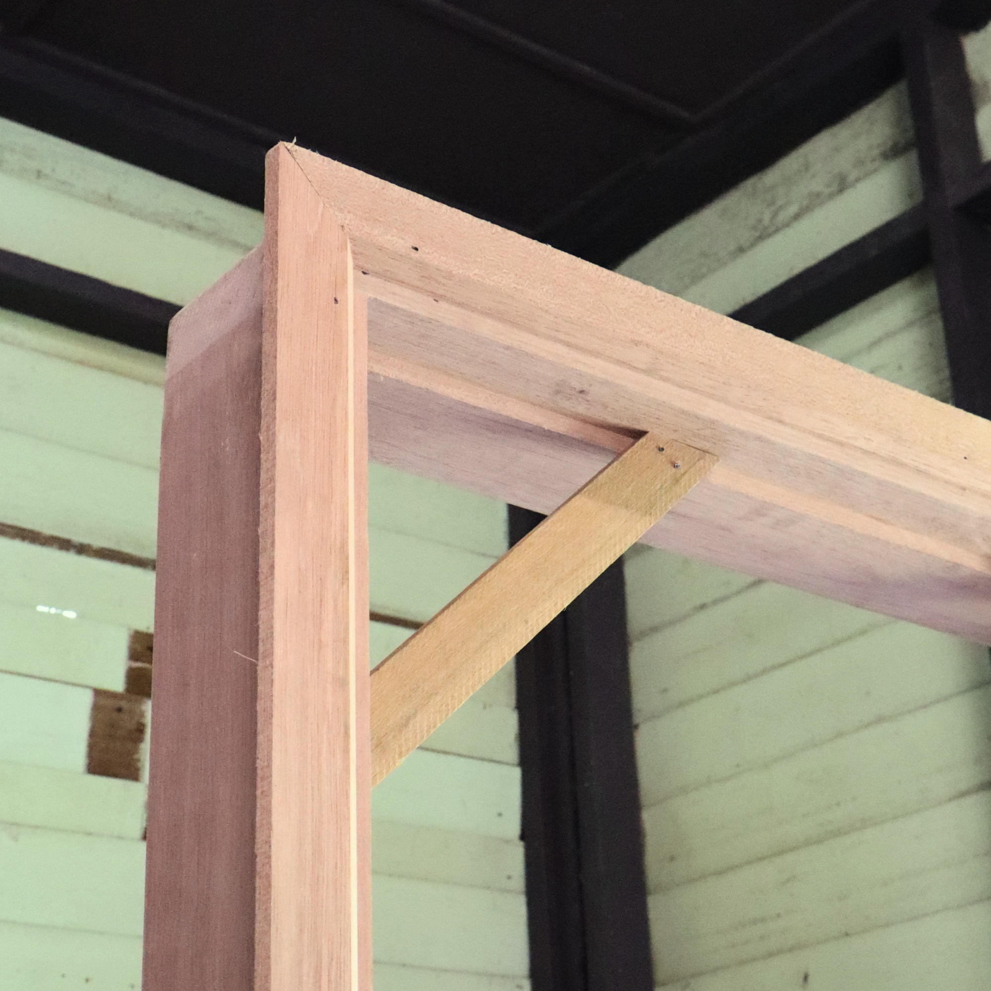 Red Meranti Door Frame - 30'' x 7'