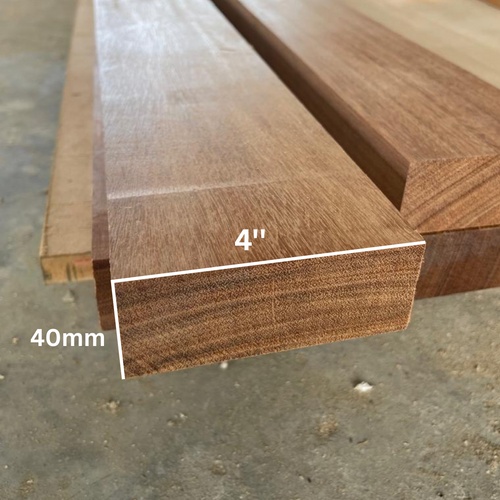 Keranji sawn timber 40mmx4''