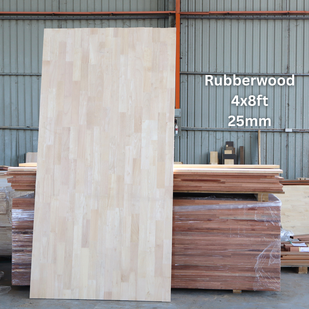 Rubberwood FJL Board 25mm -4x8ft 【Grade AB】