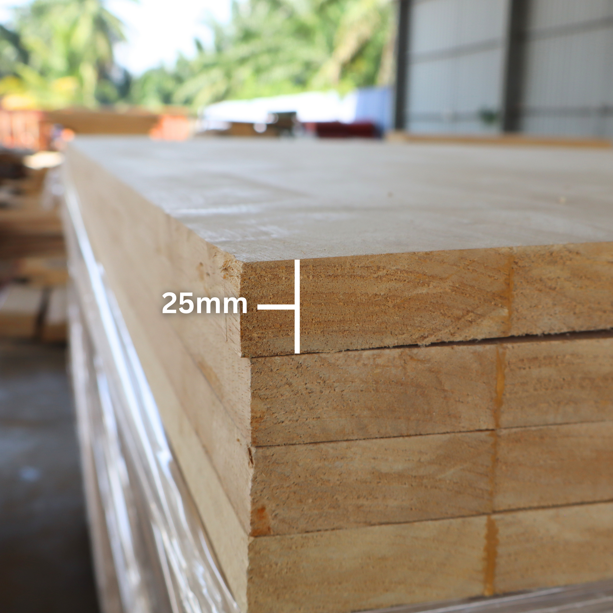 Rubberwood Thickness 25mm